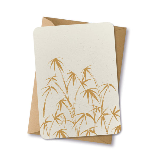 PAPERLOVER - Ansichtkaart duurzaam getekend suikerriet bamboe - 10 stuks