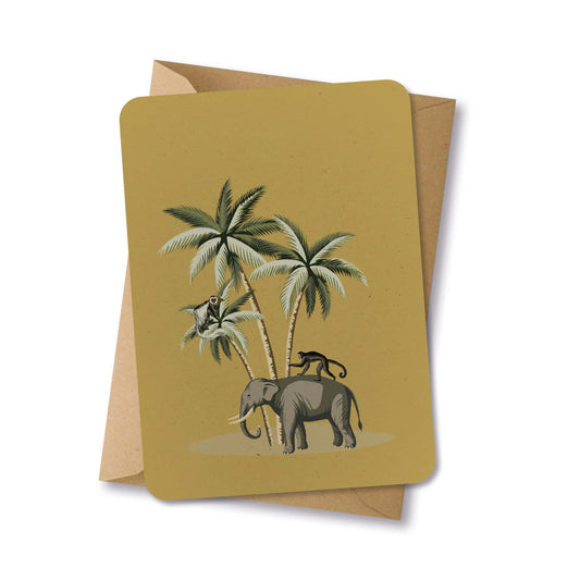 PAPERLOVER - Ansichtkaart duurzaam jungle - 10 stuks