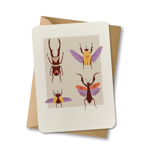 PAPERLOVER - Ansichtkaart duurzaam insecten